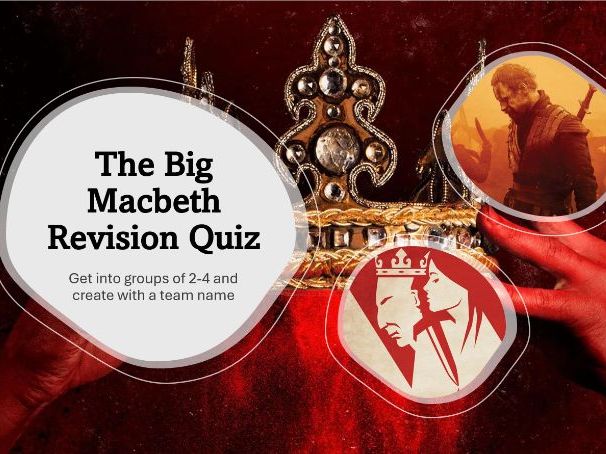 Macbeth GCSE Quiz - 52 questions