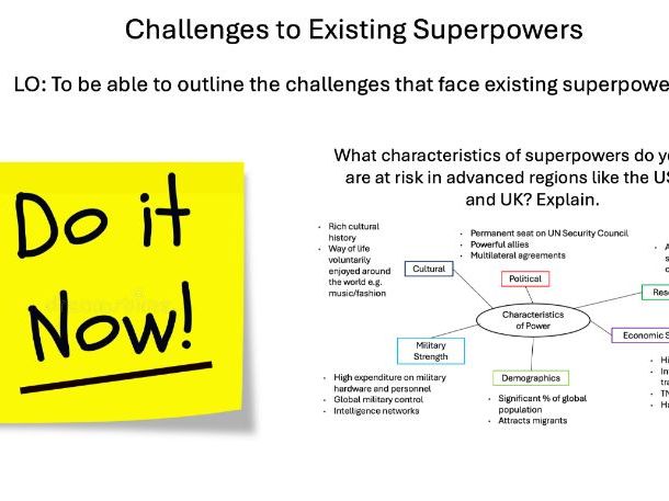 L16 Challenges to SuperPowers - Edexcel IA2 Geo SuperPowers