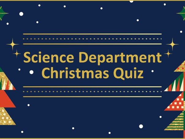 Science Christmas Quiz 2025