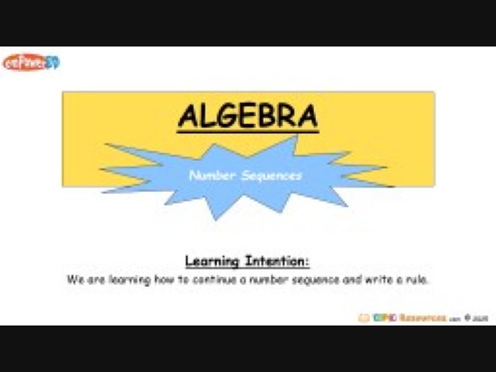 Algebra Patterns & Rules : Differentiated + Editable PPT + Codebreaker L1