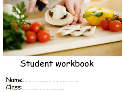 Year 8 Food technology booklet