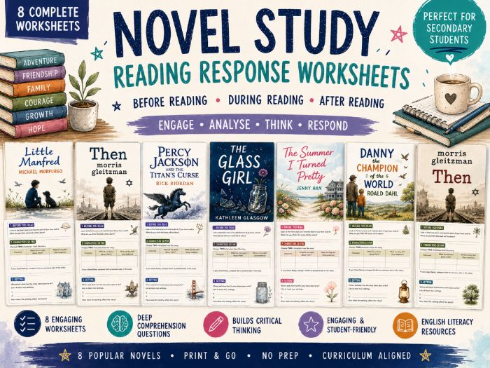 Reading Response Bundle | Teaching Resources