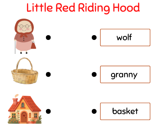 Little Red Riding Hood - Matching Task