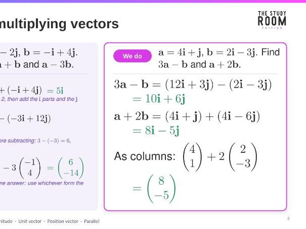 OCR A-level Maths: Vectors (Pure Year 1) – Complete Lesson Pack