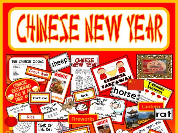 CHINESE NEW YEAR TEACHING RESOURCES FESTIVAL DISPLAY GEOGRAPHY CHINA LITERACY