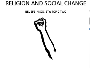 Religion & Social Change [3x Lessons] [AQA A-Level Sociology - Beliefs In Society]