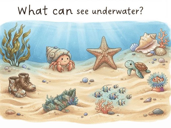 What Can You See?  - Underwater CVC Words
