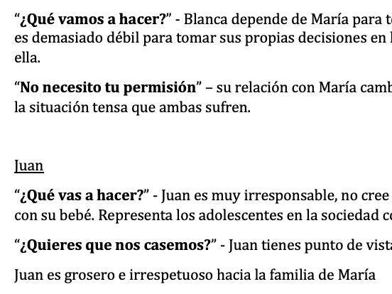 Quotes & explanations: María llena eres de gracia