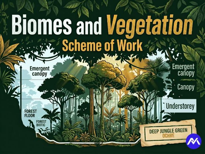 Biomes and Vegetation Scheme of Work for Year 6 Geography - KS2