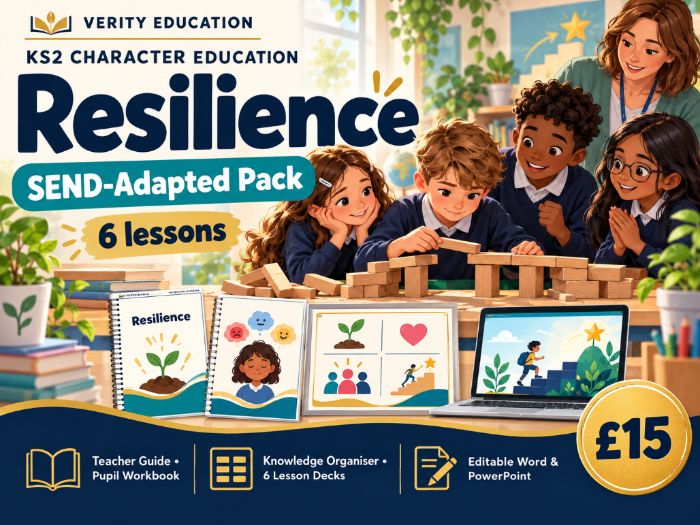 KS2 Character Education: Resilience — SEND-Adapted Pack