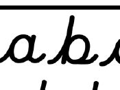 Pre cursive display lettering and prompt card