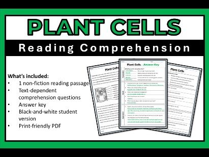 Plant Cells - Reading Comprehension