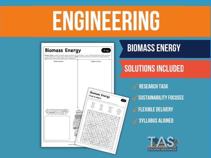 Biomass Energy Research Lesson
