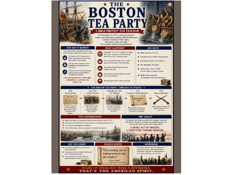 America's Revolution for Independence 18"x24" Classroom 3 Poster Set
