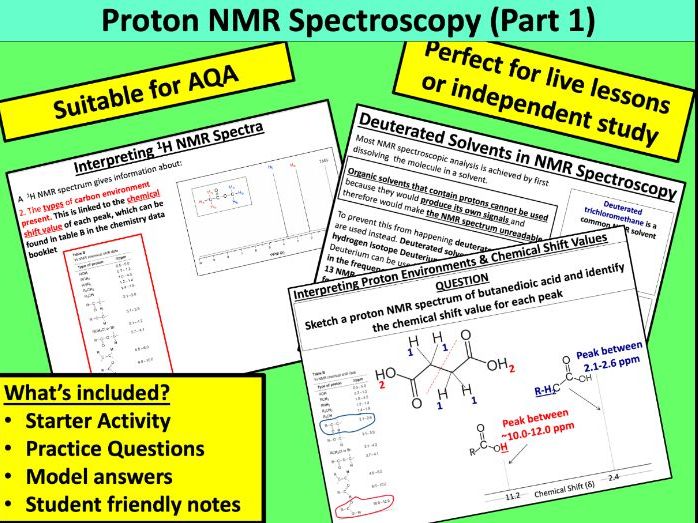Proton NMR Spectroscopy- Part 1 (AQA)