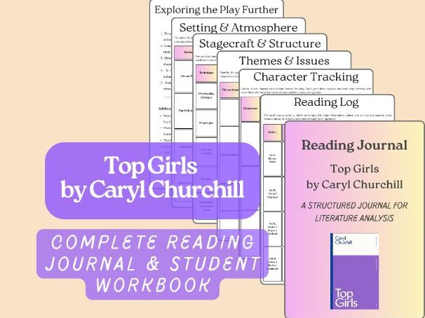 Top Girls by Caryl Churchill – Complete Reading Journal & Study Guide