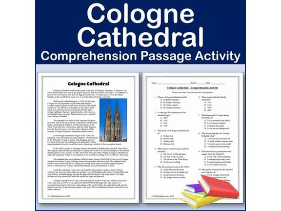 Cologne Cathedral | International Landmarks Reading Comp Passage & Activity