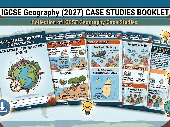 Cambridge IGCSE Geography Case Study Revision Booklet – New 2027 Syllabus