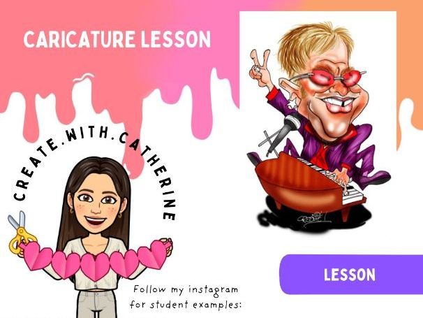 Caricature lesson and resources - create.with.catherine
