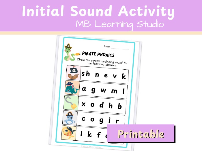 Pirate Initial Sounds