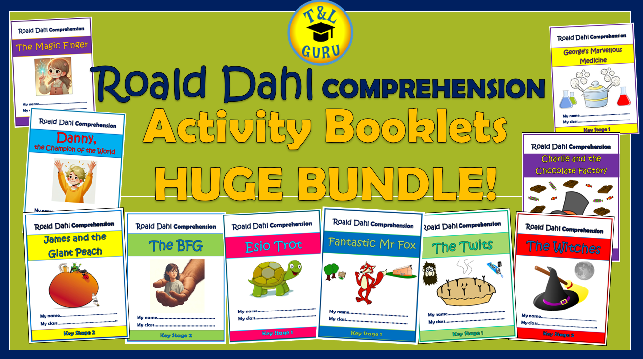 Roald Dahl Comprehension Activities Huge Booklet Bundle!