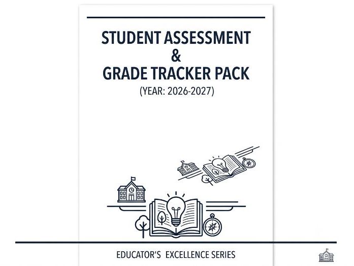Student Assessment & Grade Tracker Pack | Classroom Management Kit