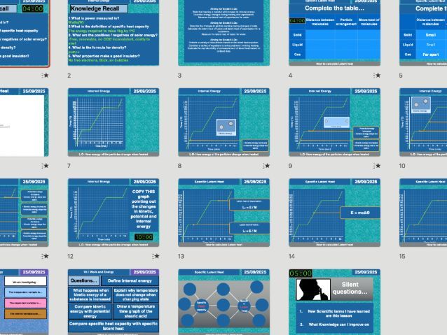 AQA GCSE Physics P6 P6.5 - Specific Latent heat | + Free AI Long-Answer Marking