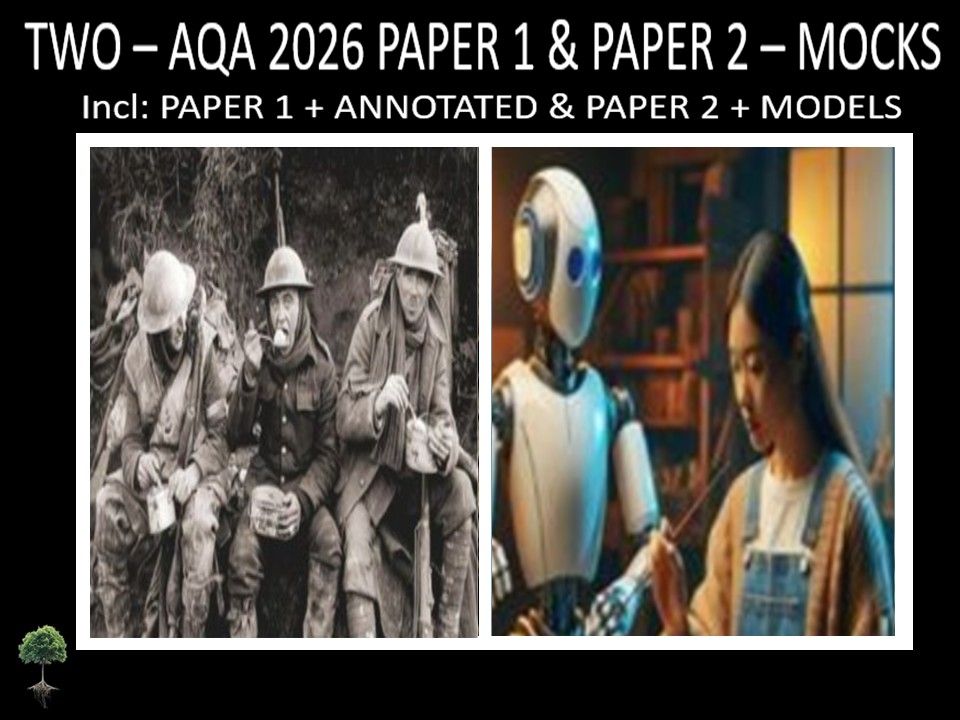 TWO - AQA PAPER 1 & 2 | 2026 FULL MOCKS | ANNOTATED  | MODELS