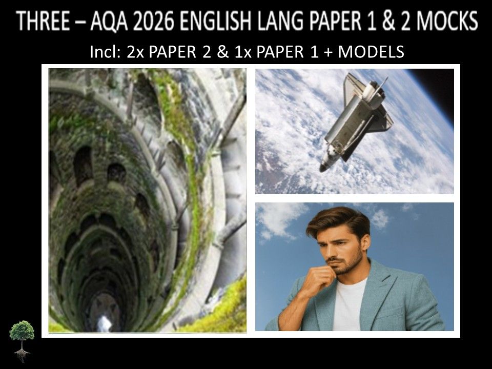 THREE - AQA PAPER 1 & 2 | 2026 FULL MOCKS | MODELS