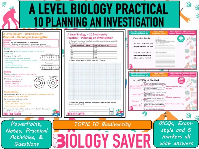 A Level Bio Practical - 10 Planning an Investigation