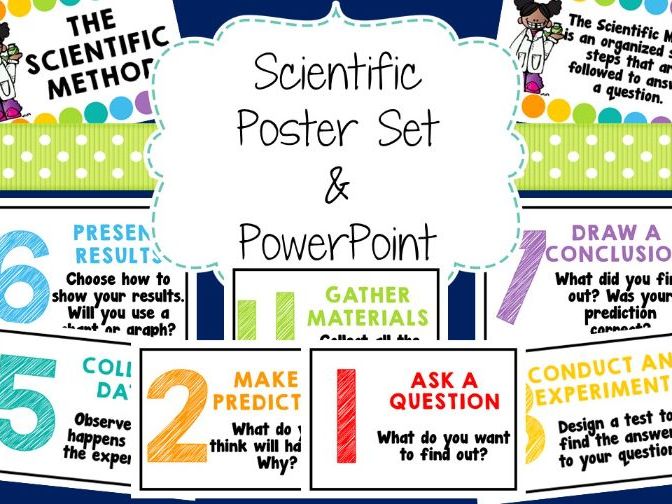 Scientific Method Poster And Powerpoint Set Teaching Resources