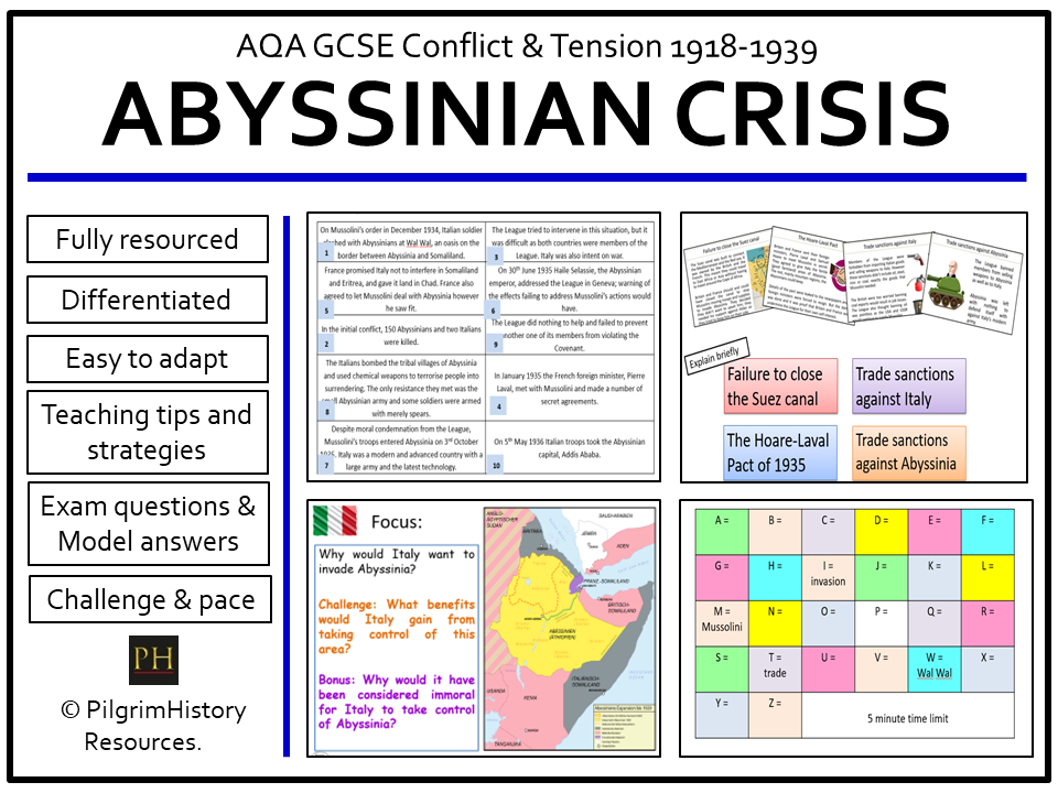 AQA GCSE Conflict & Tension: The Abyssinian Crisis 1935–36