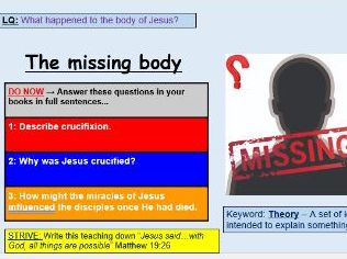 Jesus' missing body (Resurrection theories)