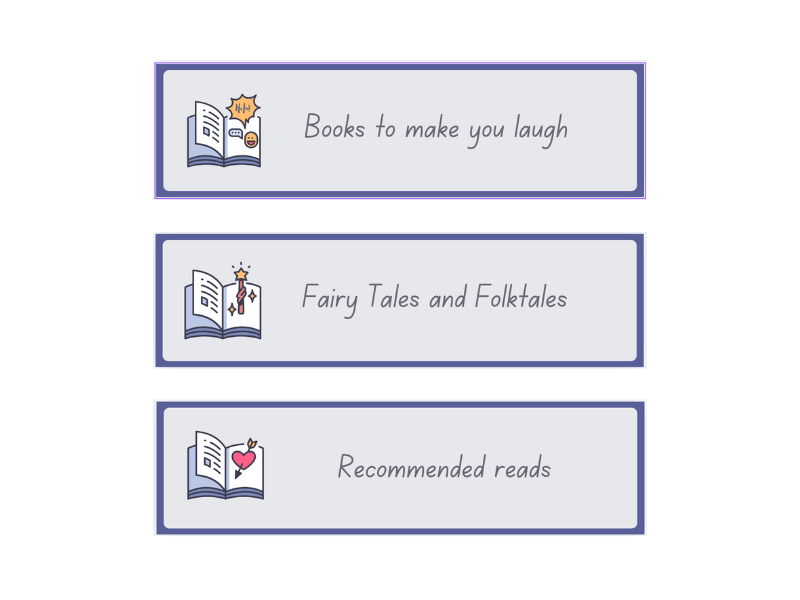 Library Shelf Signs