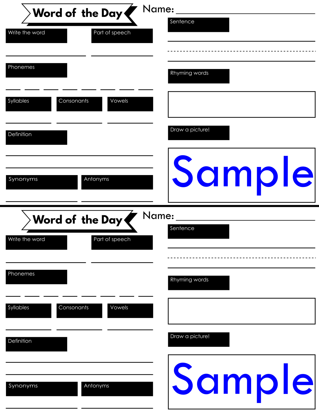 blank-word-of-the-day-vocabulary-templates-printable-teaching-resources
