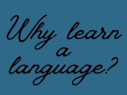 Why Learn Another Language Poster