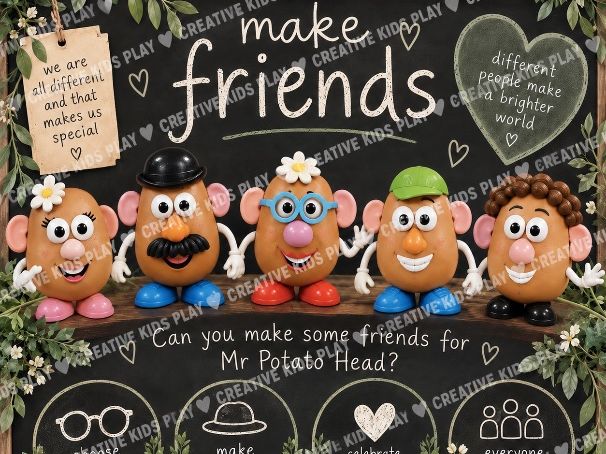 Make friends with Mr Potato Head