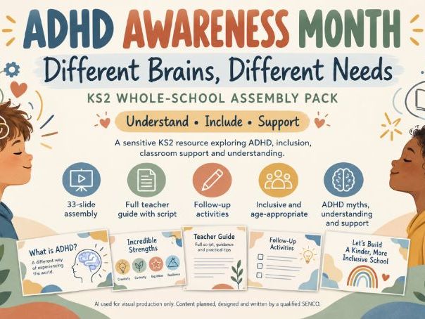 ADHD Awareness Month Assembly Pack | KS2