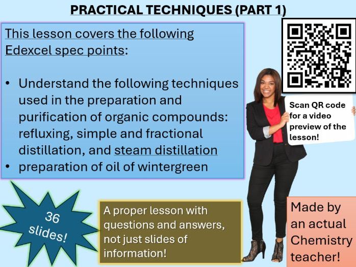 Organic Synthesis - Practical Techniques Part 1 (click for video preview)