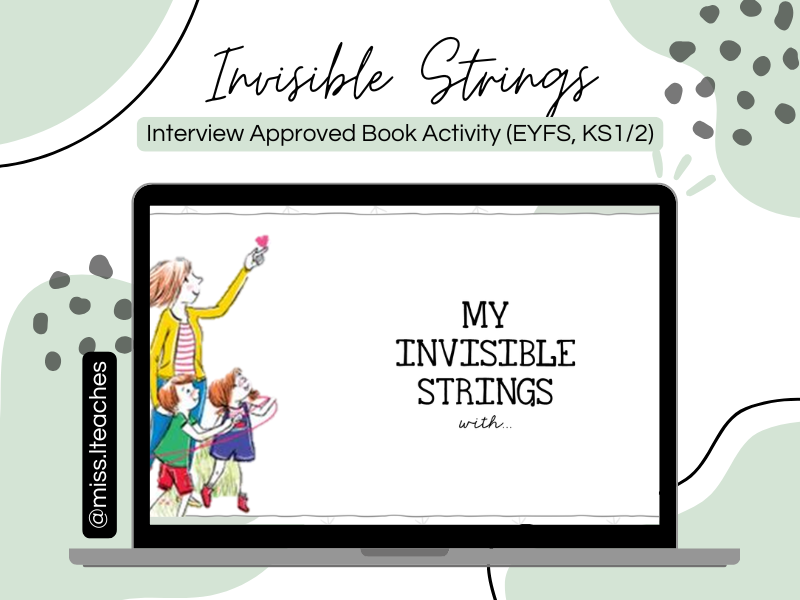 My Invisible Strings - Book Activity (45m)