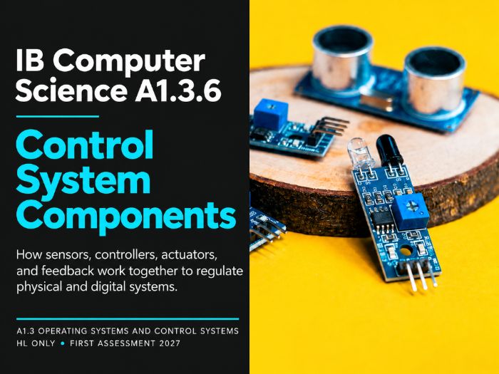 IB Computer Science A1.3.6: Control System Components