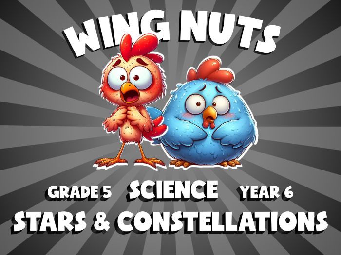 Stars & Constellations WING NUTS Science Game | No-Prep Year 6 Review Activity