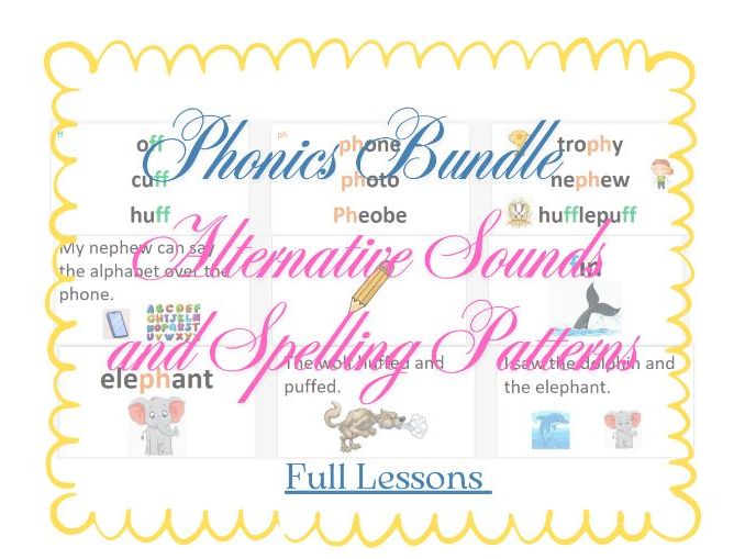 KS1 Phonics Alternative sounds and Spelling Patterns- full lessons