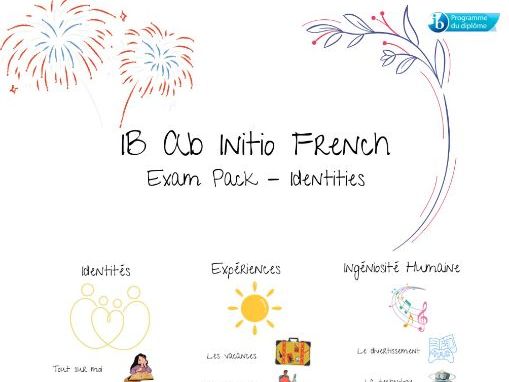 IB AB Initio French – Identities Exam Pack
