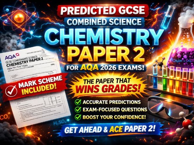 2026 Predicted Paper AQA GCSE Combined Science Chemistry Paper 2 With Mark Scheme