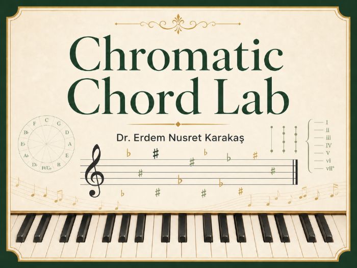 Chromatic Chord Lab – Interactive Harmony Practice App by Dr. Erdem Nusret Karakaş