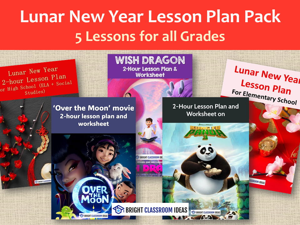 Lunar New Year Lessons Plan Pack - 5 Lessons for All Grades