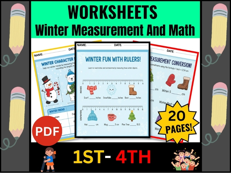 Winter Measurement And Math Skills