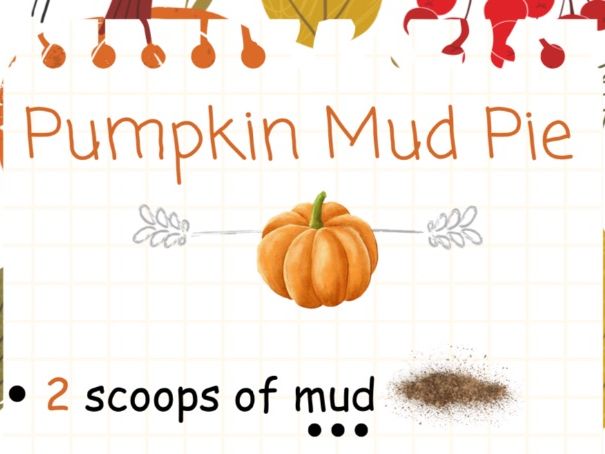 Autumn Mud Kitchen Recipes