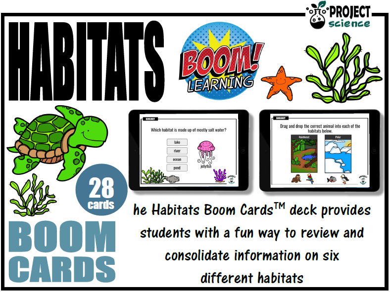 Habitats Boom Cards™ - Distance Learning | Teaching Resources